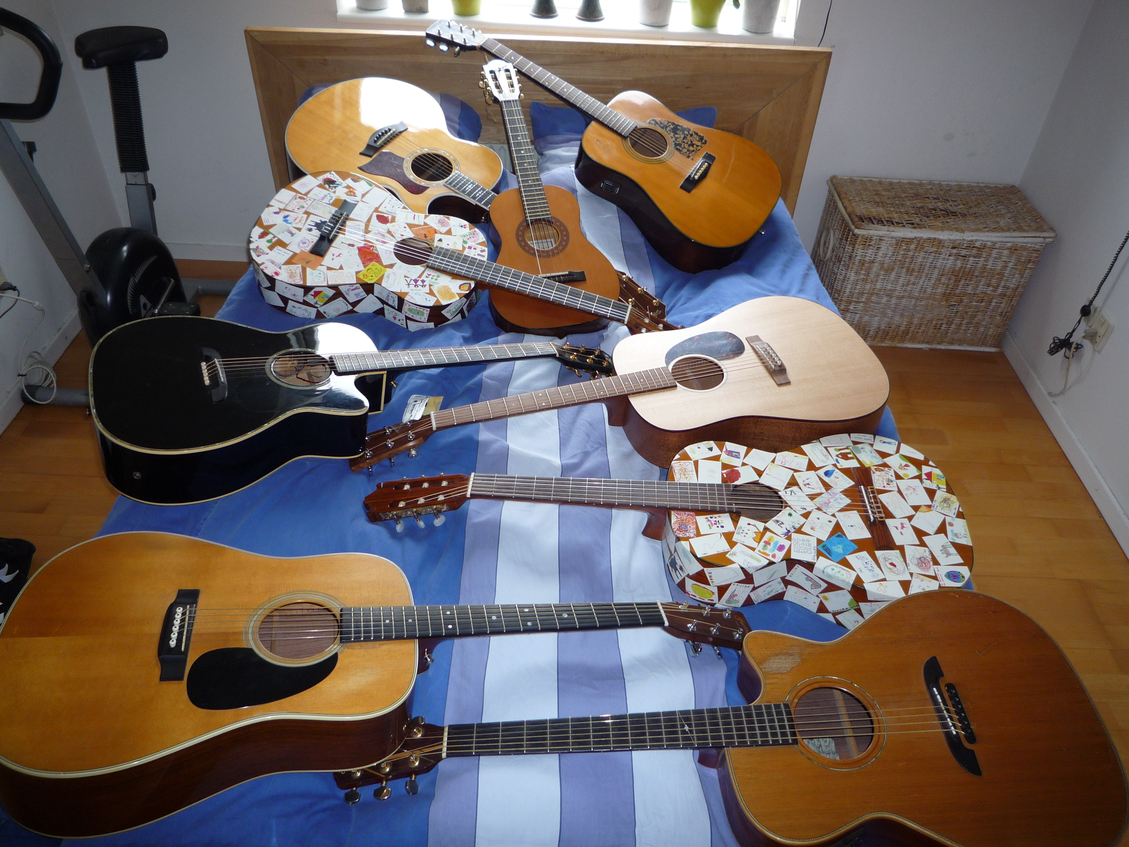 Alle mine guitarer