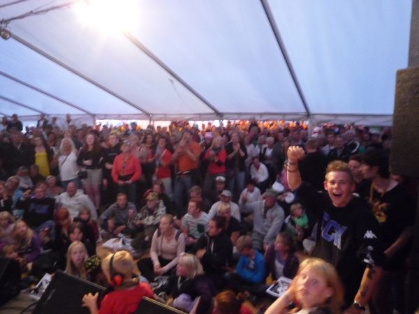 Teltet Kroen p&aring; Langelandsfestival 2011