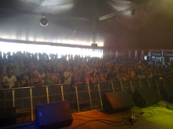Lørdag d. 31 juli, Plejehjemmet på Langelandsfestivalen 2010.