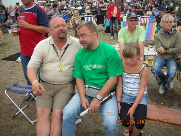 Allan K, Tom Duke-box og Maria-Louise p&aring; Langelandsfestivalen 2007